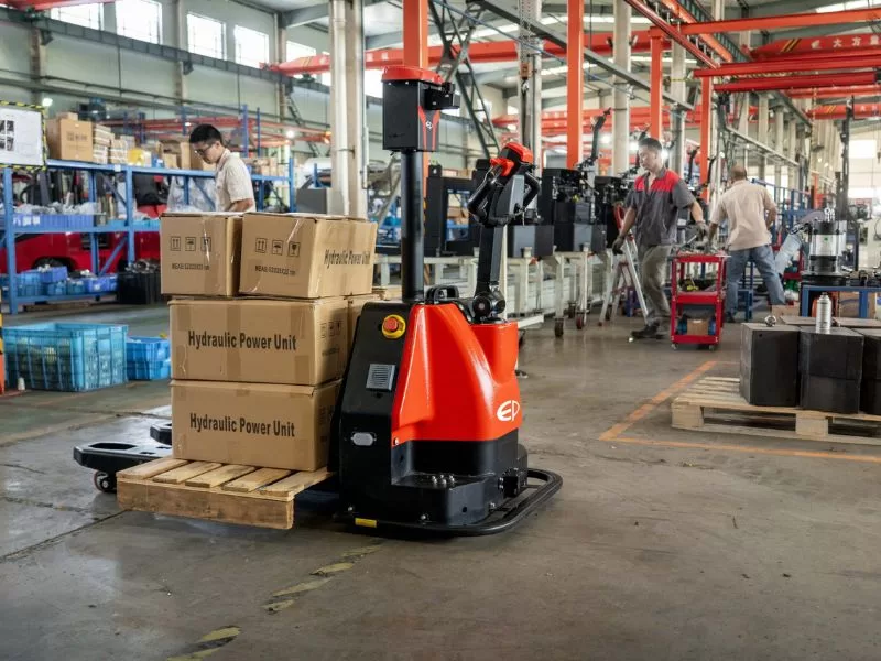 Transpallet elettrico semi automatico