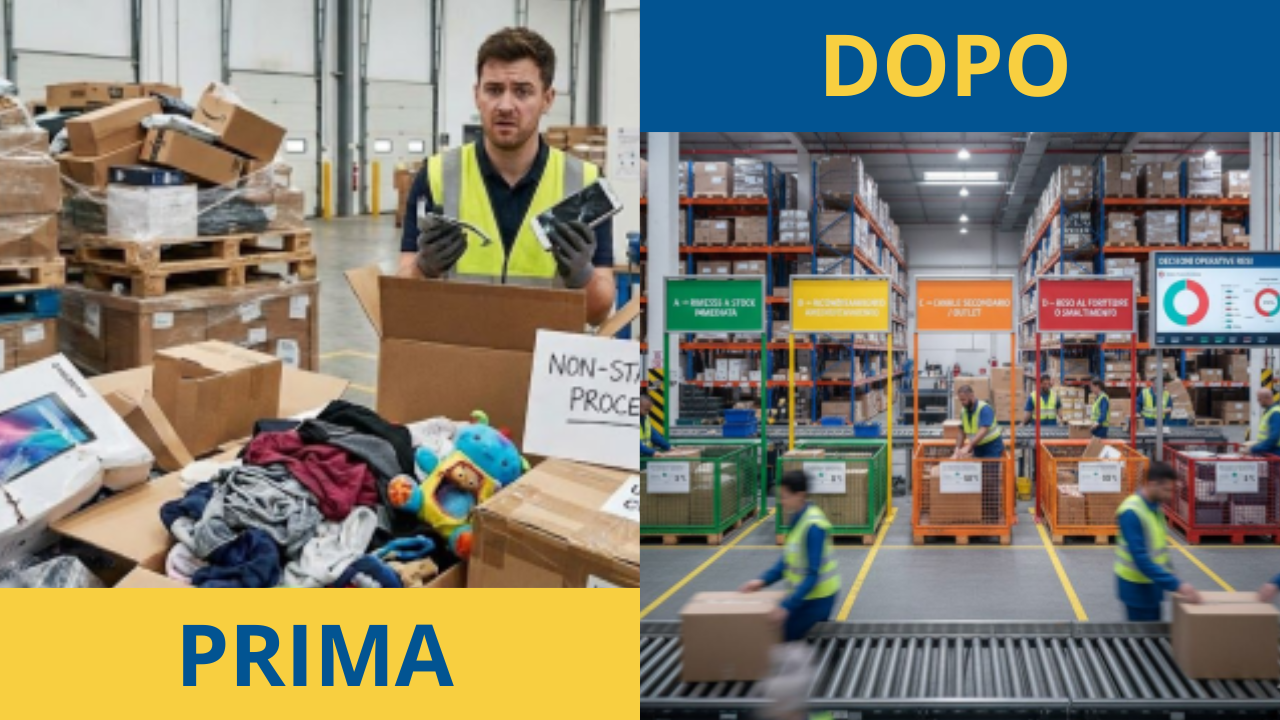 4 Passi per gestire i resi in magazzino