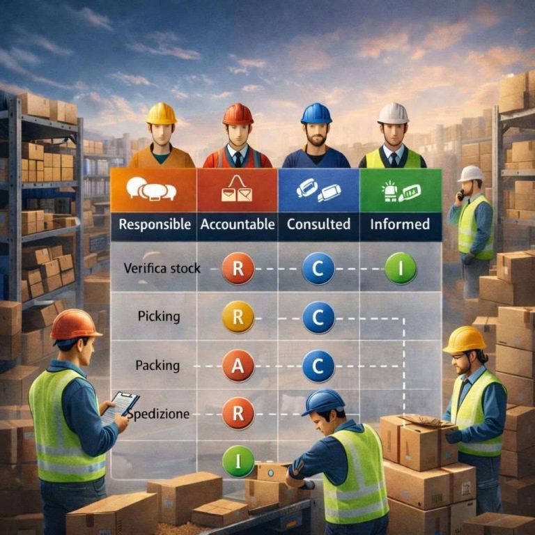 matrice raci magazzino logistica