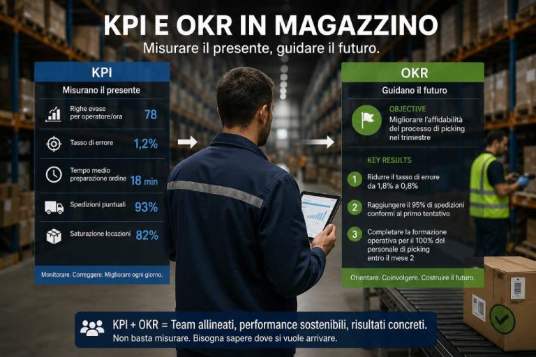 KPI e OKR in magazzino distributivo