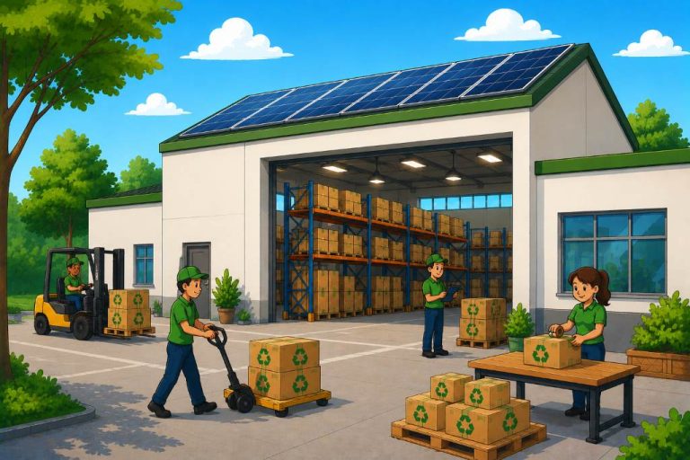 Il magazzino tra sostenibilità ed efficienza