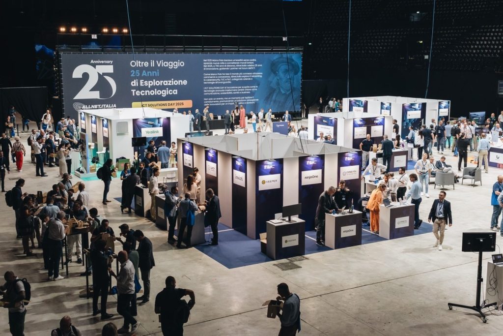 Una precedente edizione dell’ICT Solutions Day (2025). Foto fornita dall’ufficio stampa Allnet.Italia.